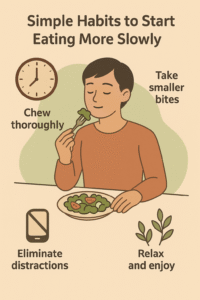 Simple Habits to Start Eating More Slowly