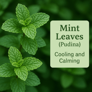 Mint Leaves (Pudina): Cooling and Calming