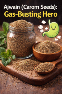 Ajwain (Carom Seeds): Gas-Busting Hero