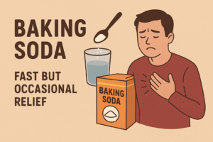 Baking Soda: Fast but Occasional Relief