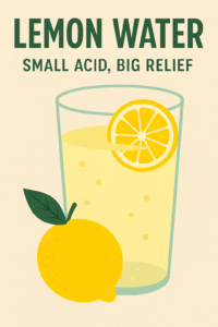Lemon Water: Small Acid, Big Relief