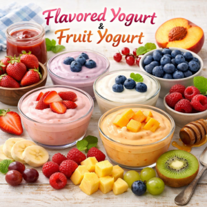 Flavored Yogurt and Fruit Yogurt